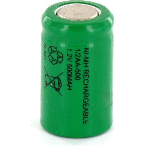 Elément Ni-Mh 1.2V 500mAh 1/2AA - CLG (50AAH)