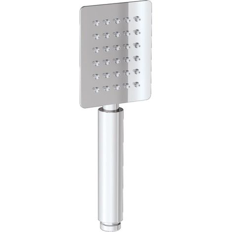 Lineabeta - Quadratische flache Docia-Brause aus verchromtem Messing (1/2)