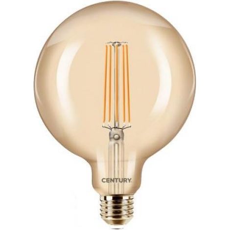Lampadina led globo Century incanto epoca Ambra 8 w (50 w) e27 2.200 k° (1/2)