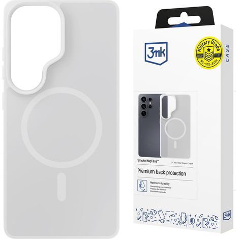 Samsung Galaxy S26 Ultra - Custodia MagCase 3mk Smoke bianca (1/5)
