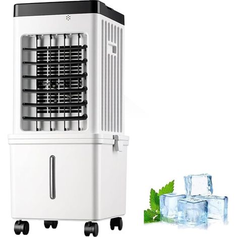 CYBERLUX-Climatiseur évaporatif Portable 15l,Ventilateur De Refroidissement Avec Télécommande, Panneau Tactile,3 Vitesses Pour La Maison Et Le Bureau (1/5)