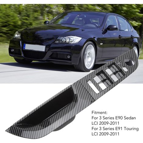 Fensterhebergriff mit Armlehne (Fahrerseite) – Passend für BMW 3er E90 Limousine LCI 2009–2011 – ABS und Carbonfaser (1/5)