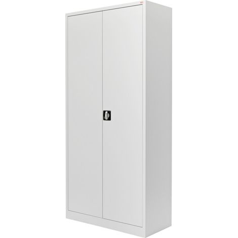 Armoire universelle STIER avec 4 étagères 1800x800x380mm soudées gris clair