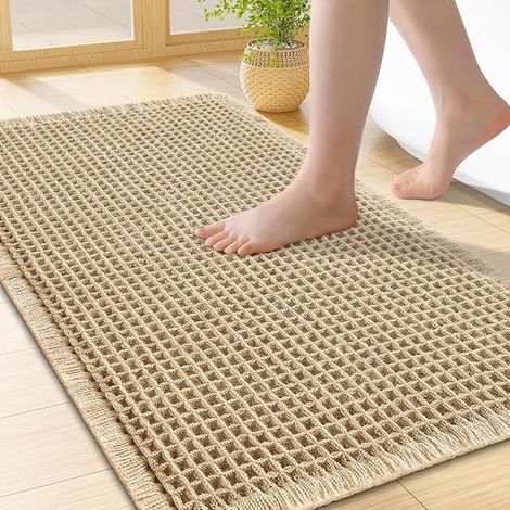 Tapis de bain antidérapant - Marron - 40 x 60 cm (1/5)