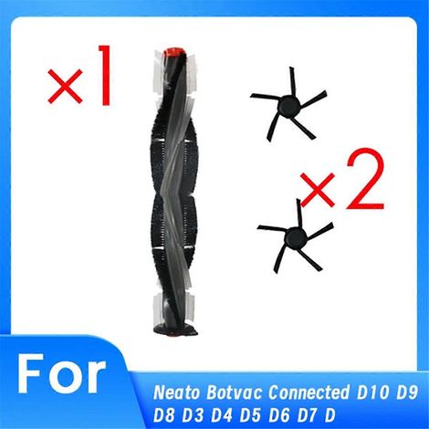 Lot de 3 pièces pour Neato Botvac : brosse latérale principale, filtre ultra-fin (voir photo). (1/5)