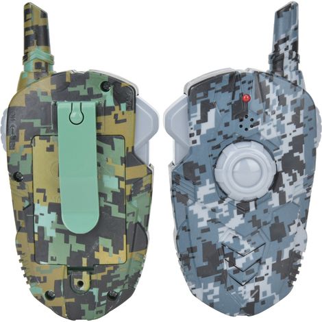 Talkies-walkies bidirectionnels pour enfants, portée de 400 m, pour une utilisation en extérieur. Jouet de jeu pour enfants. 1 paire bicolore. (1/5)