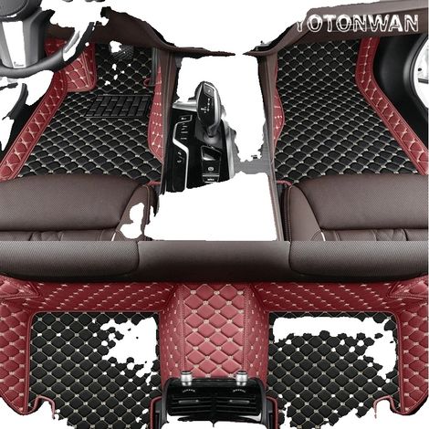 Automatten, luxuriöses Rundum-Design, strapazierfähiges Material, 3-teiliges Fußmatten-Set – 19 (1/2)