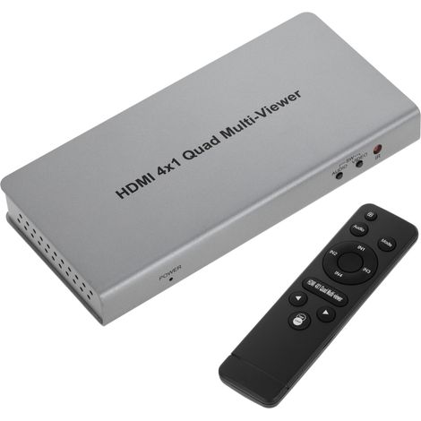 BeMatik - Sélecteur matrice HDMI avec audio de 4 entrées 1 sortie et avec télécommande (1/5)