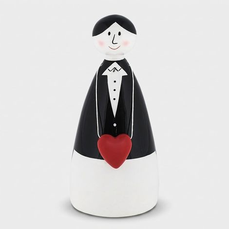 Vase décoratif en céramique homme Elicriso (1/2)