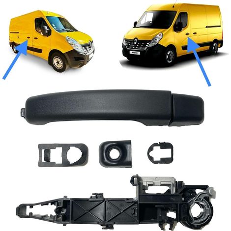 Poignée de porte gauche ou latérale droite Master 3 Movano NV400 (1/4)