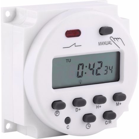 TS-CN101A petit micro-ordinateur minuterie contrôle du temps commutateur temps contrôle puissance minuterie 24V (1/3)