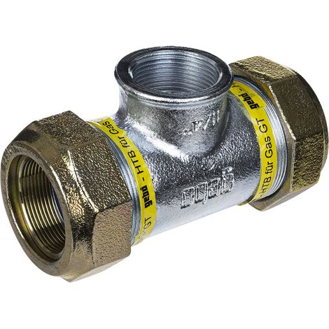 Gebo HTB-Verschraubung 1/2" TT, DIN-DVGW, Gas (1/3)