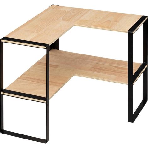 Eckregal 2-stufig blackwood - 5five (1/3)