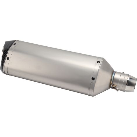 Pot d'échappement de moto 470 mm en acier inoxydable antirouille avec isolation thermique, compatible avec GSF600, CB1000R et Z900 Titanium (1/5)