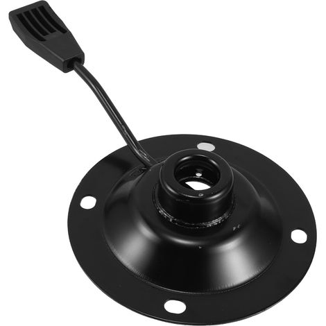 Cylindre de Chaise Pivotante Noir en Fer pour Fauteuils Gaming (1/5)