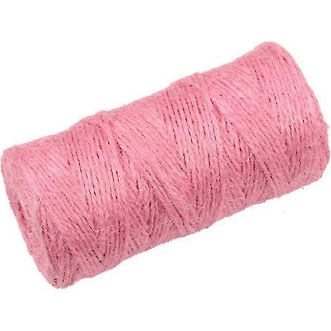 1 corde en chanvre rose (1/3)
