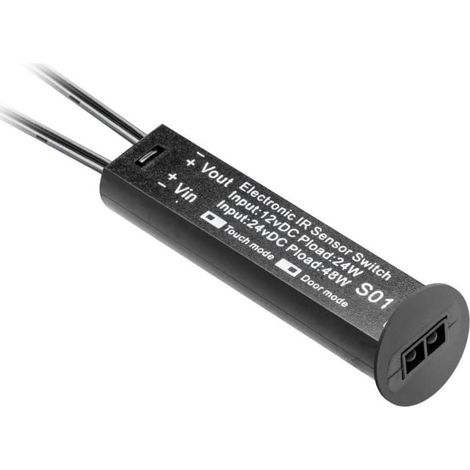 Universeller berührungsloser Schalter GTV 3in1 schwarz 12/24V mit Dimmer AE-WBCUNI-10 (1/4)