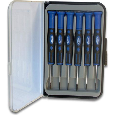 Labor 25600 Set Cacciavite, 6 Pezzi, Blu (1/4)