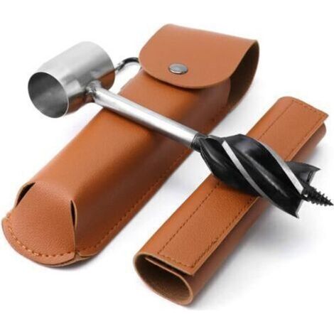 The QWORK hand drill is a manual auger suitable for woodworking, camping, wilderness survival and outdoor hiking. (1/4)