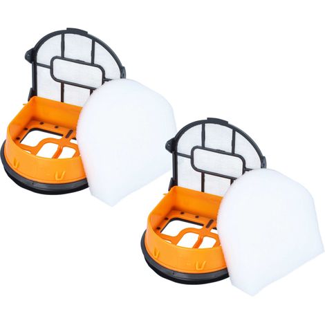vhbw 2x Filter Element compatible with Shark WD201C, WD201 Wet/Dry Vacuum Cleaner (1/5)
