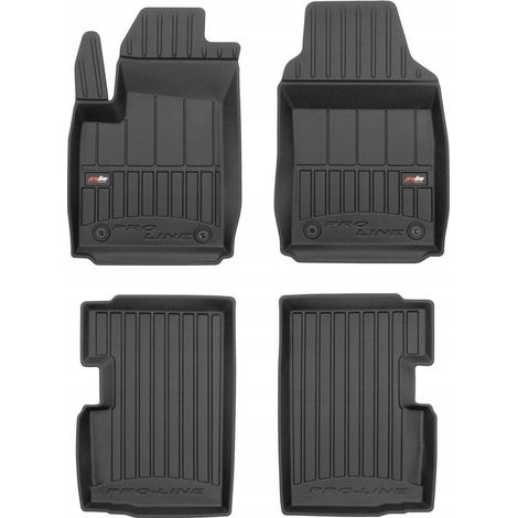 Tapis de sol en caoutchouc pour Fiat 500 (à partir de 2007) - Chaînes 3D (1/5)