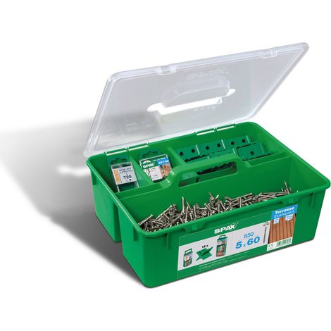Spax Green Box Terrasse A2 Zyl.-Kopf T-Star T25 Fixiergew. 850 St 5x60 (1/5)