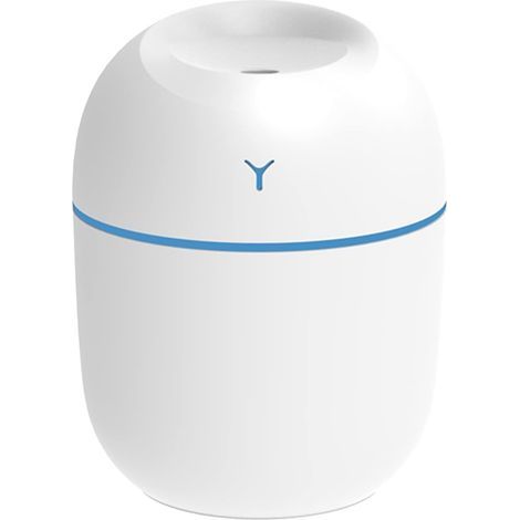Andoer 220ml Silent Air Humidifier, Baby Air Humidifier with USB Night Light, Waterless Automatic Humidifier for Travel, Office, Bedroom (1/5)