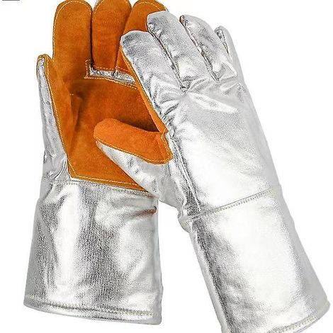 Filiyano-Gants résistants aux hautes températures (1000 degrés), ignifugés, anti-brûlures, isolants thermiques, résistants à la fusion de l'aluminium (1/5)