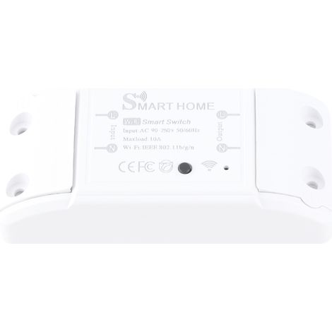 Tuya WLAN-Smart-Plug-Modul 10A 2200W, drahtloser Schalter, Fernbedienung, Timer, App, universelle Hausautomation, Sprachsteuerung, Alexa, Google Home, elektrische Geräte (1/5)