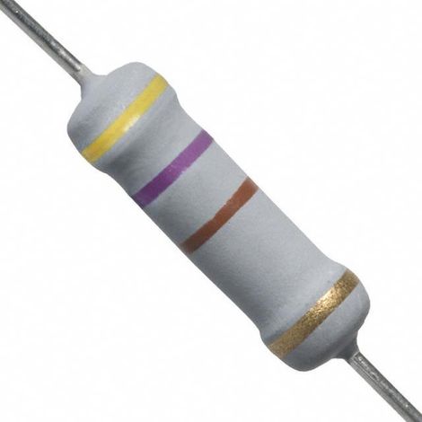 470R 2W Resistencia Oxido Metal 470 Ohm 2W 5%