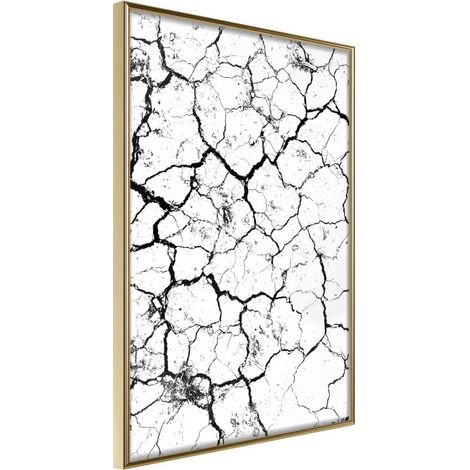 Affiche Murale Encadrée "Drought" 40 x 60 cm Or (1/2)