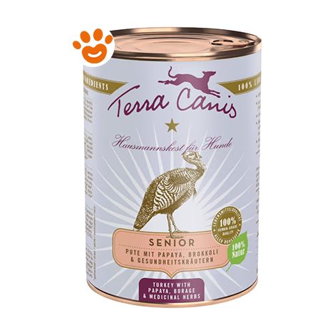 Terra Canis Senior Tacchino - Lattina da 400 gr