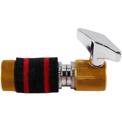 Embrayage de Charleston Standard, Embrayage de Batterie Jazz Standard en métal, cymbale de Charleston, Accessoires pour Batterie Jazz Jaune (1/5)