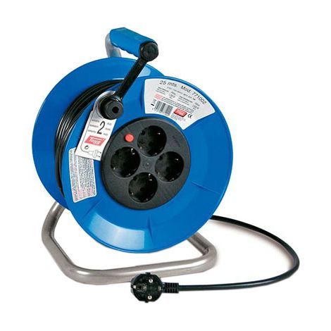 ENROULEUR DE CÂBLE 4T 3G1.5 250V-16A IP20 - 50 M (1/2)