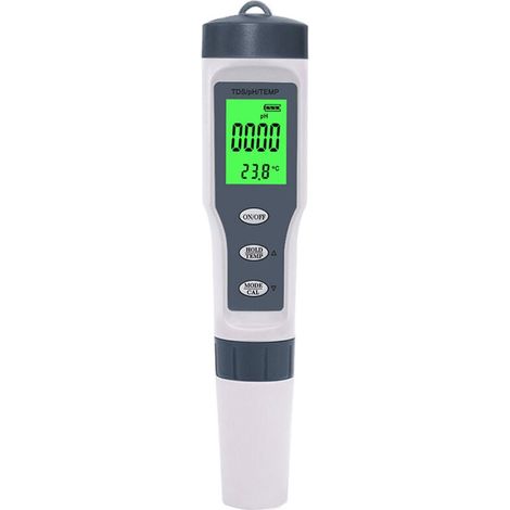 Digitales pH-Meter, Wasserqualitätstester zum Testen von pH/TDS/Temperatur, hohe Genauigkeit, Test für Trinkwasser, Haus, Pool, Aquarium