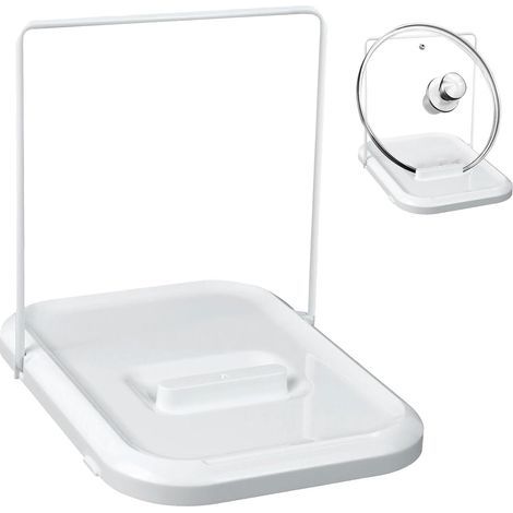 1PCS Durable Pot Lid Holder, Easy to Clean Kitchen Spoon Rest, Kitchen Lid Holder, Pot Lid Holder, Pot Lid Holder Suitable for 16-34cm Lids (1/5)
