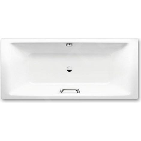 Kaldewei Ambiente - Baignoire rectangulaire Puro Duo 664, 1800x800 mm, trous pour poignées, blanc 266410110001 (1/3)