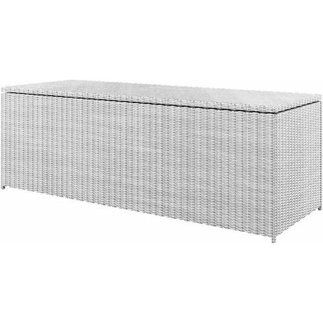 Fioriera SCATOLA 200x82x74 1181L Oltre royal white technorattan Homms (1/5)
