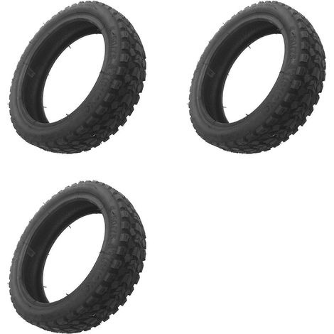 Trois pneus tout-terrain sans chambre à air 81/2x2, 50/75-6.1, compatibles avec les pneus pneumatiques élargis Dualtron pour motos tout-terrain et mini-motos. (1/5)