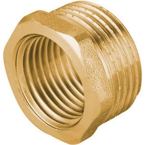 RIDUZIONE MF IN OTTONE GIALLO PESANTE IBP 3/4&quot x 1/2&quot