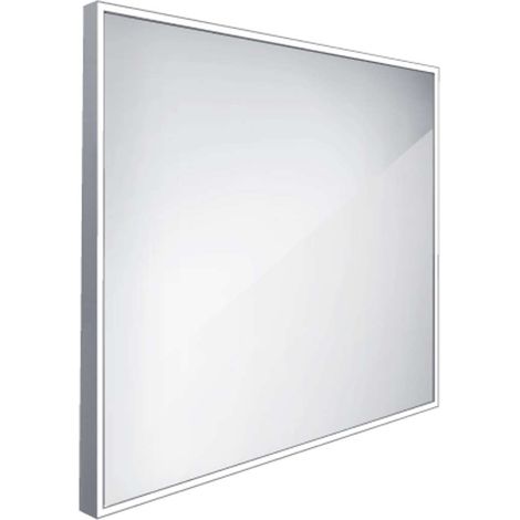 Nimco Espejos - Espejo con iluminación LED 70x70 mm, aluminio ZP 13077 (1/5)