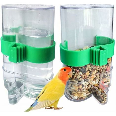 2 Pieces Automatic Water Trap, Bird Waterer, Automatic Bird Feeders, Automatic Bird Waterer, Bird Feeder, for Birds Cage Accessories Supplies (1/5)