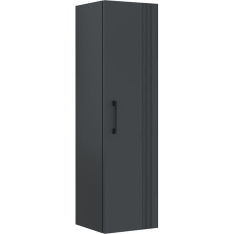 Badezimmerschrank "Bari 40" – 40 x 32 x 138 cm – Anthrazit matt (1/3)