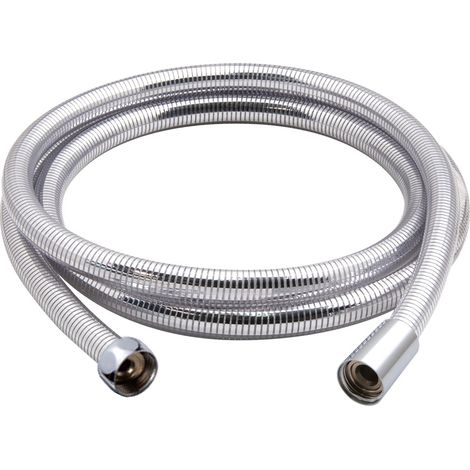 Kibath Flexo extensible TORNADO de 175 cm acabado CROMO brillo fabricado en acero inoxidable (1/5)