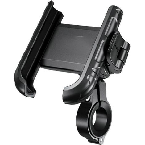 Support de téléphone portable à mâchoires à dégagement rapide, compatible avec motos, vélos et vélos électriques. (1/5)