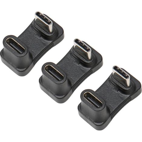 Adaptateur USB-C en forme de U, compatible avec la charge rapide PD, puissance de 60 W, adapté aux moniteurs portables, téléphones portables, ordinateurs portables, tablettes et ordinateurs de bureau (1/4)
