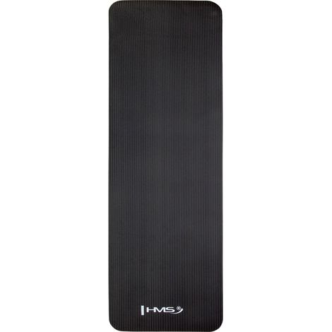 Yogamatte, rutschfest, schwarz, 12  mm dick