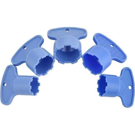 Aiperq 5 pezzi Chiave per la rimozione dell'aeratore del rubinetto in plastica M 18.5 21.5 22.5 16.5 24 Strumento per la rimozione del filtro del gonfiatore del rubinetto (1/5)