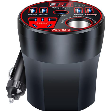 Chargeur Voiture - Chargeur Téléphone Voiture Chargement Rapide - (1/5)