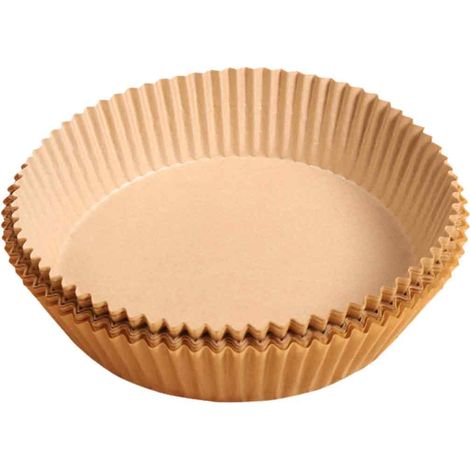 Insert rond pour friteuse à air chaud, tapis de cuisson réutilisable, alternative au papier sulfurisé alimentaire, antiadhésif et résistant à la chaleur (1/5)